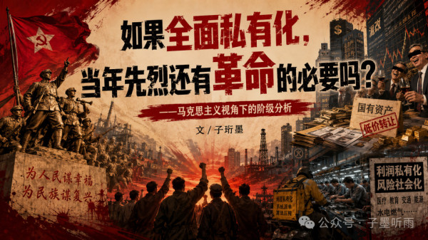 最近，在某些所谓高端的经济论坛上，在某些满脑子新自由主义教科书的“专家”嘴里，又开始隐隐约约地吹起了一股阴风。他们用晦涩的学术黑话，试图向大众推销一剂名为“全面私有化”的毒药。