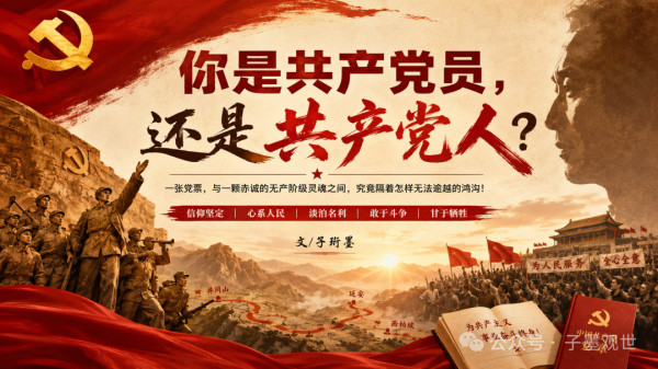 一张党票,与一颗赤诚信仰的无产阶级灵魂之间,究竟隔着怎样无法逾越的鸿沟!