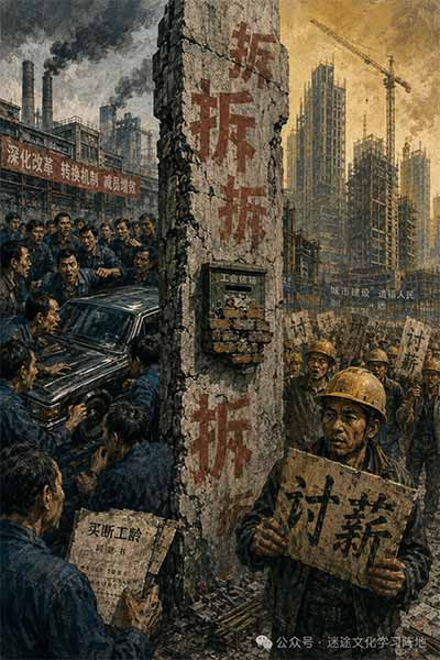 马克思在这一节完成了一条重要的线索:无产阶级怎样从被动的存在变成主动的力量,从分散的个体变成联合的集体,从经济的斗争走向政治的斗争。
