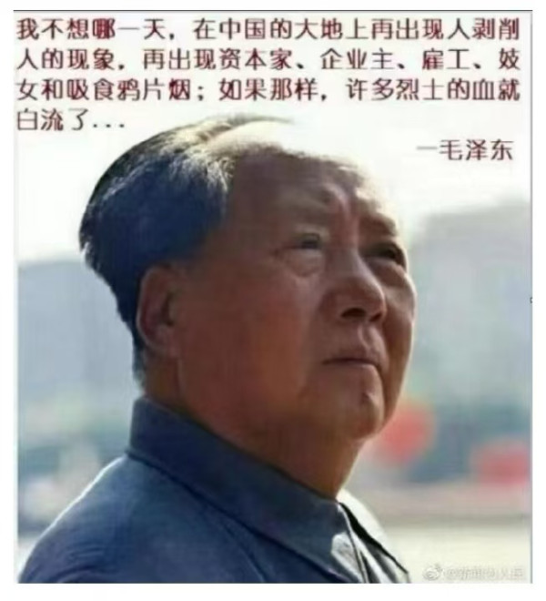 “这盛世，如您所愿！” 可是，这盛世，真的“如您所愿”吗？我认为，如今的社会，是否如毛主席所愿，不能一概而论。有些方面，确实如老人家所愿，但另有一些方面，则完全不符合老人家的心愿！