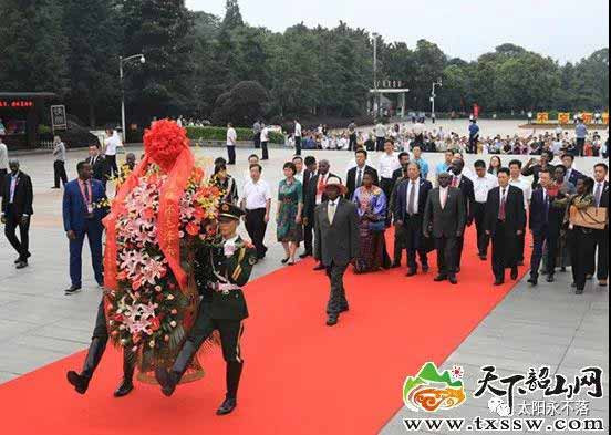 建党节，非洲多国总统特意来韶山探望毛主席，至今牢记毛主席恩情！