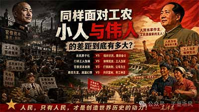 伟人之所以伟大,就在于毛主席彻底识破了这种“唯生产力论”和“精英先富论”的剧毒。