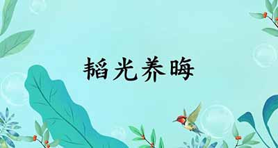 奚仁德:韬光养晦